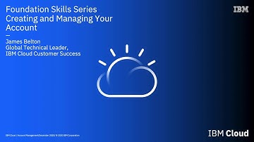 IBM Cloud Foundation Skills Series - Upgrading your Lite Account