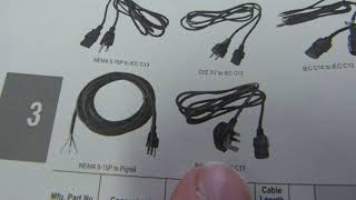 Power cord replacement options and detail