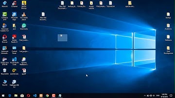 Create hidden folder on desktop without name and icons in windows 10