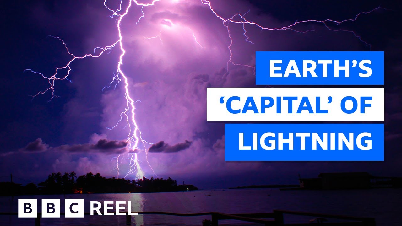 The remote lake where lightning strikes  million times per year – BBC  REEL - YouTube