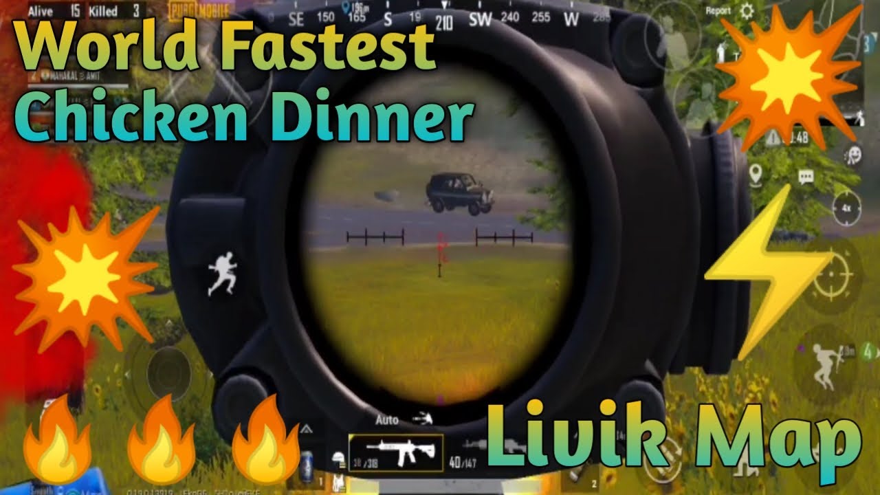 Livik II Fastest Chicken Dinner II Pubg Mobile GamePlay - YouTube