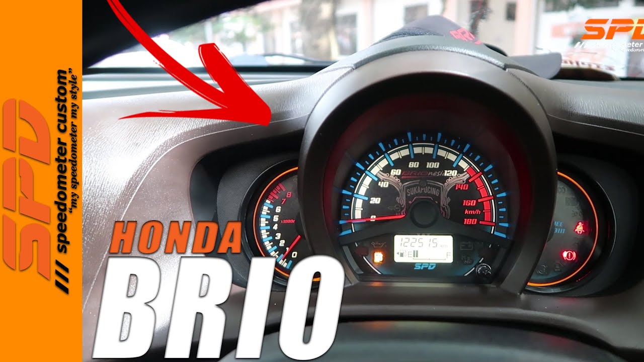 Custom Speedometer Honda Brio Jadi Keren !! SPD Speedometer YouTube