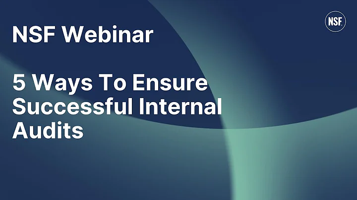 Webinar:  5 Ways To Ensure Successful Internal Audits