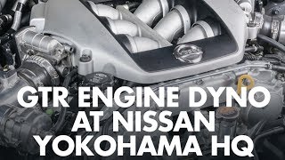 VR38DETT R35 GTR Engine Dyno @ Nissan Engine Factory Yokohama