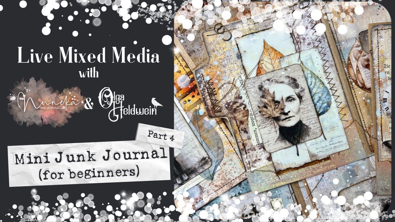 Mini Junk Journal (for beginners) - Part 4 - YouTube