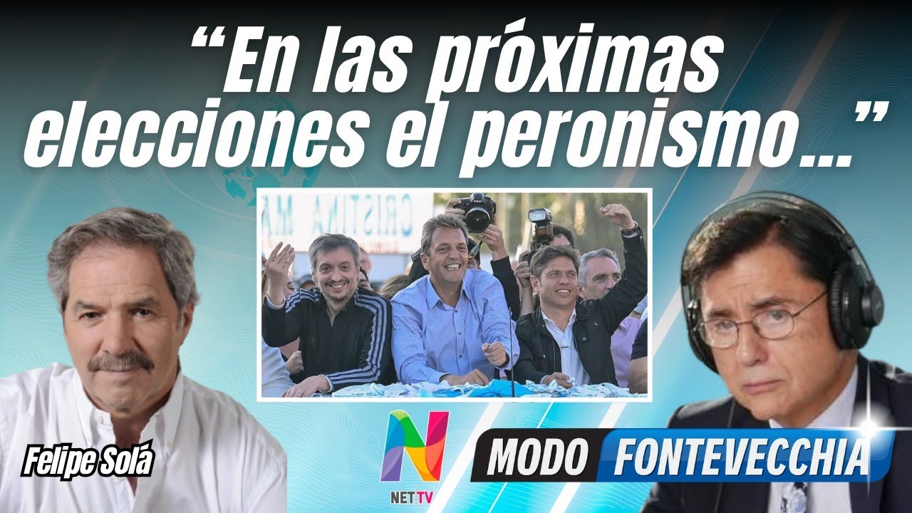 Felipe Solá hizo su pronóstico electoral y se refirió a la política internacional de Milei
