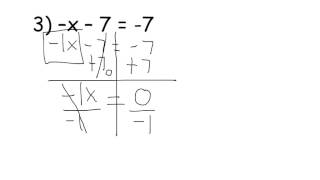 Notes #1 Extension Two-Step Equations