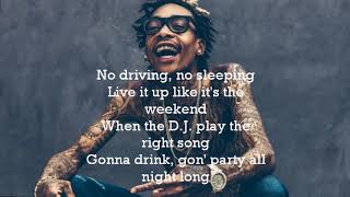 Wiz Khalifa - no sleep (Lyrics)