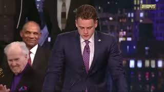 Joe Burrow Speech | 2019 Heisman Trophy Ceremony