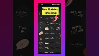 Instagram Happy Birthday Stickers | Instagram Stickers keyword | How to use insta Birthday stickers screenshot 2