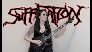 Suffocation - Pinnacle Of Bedlam (guitar cover by Elena Verrier)