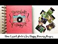 How I print photo's for Happy Planner Memory Keeper