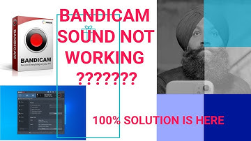 BANDICAM SOUND NOT WORKING????? HEADPHONE NOT RECORD SOUND????100 % UNIQUE IDEA