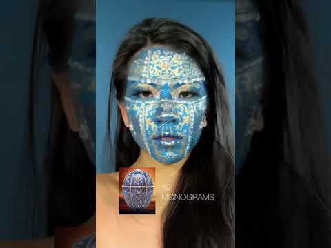 INSANE Makeup inspired by Fabergé Eggs #shorts