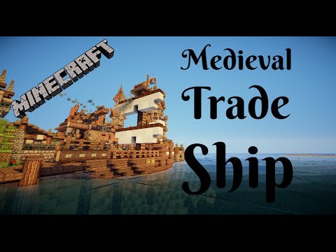 Medieval Trade Ship :: Minecraft Let's Build - YouTube