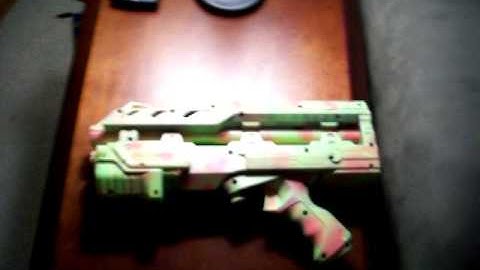 Nerf longshot CS-6 and attachment mod