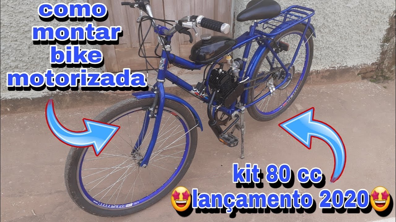 MONTANDO A BIKE MOTORIZADA (NOVIDADE DO CANAL) - 80 GRAU