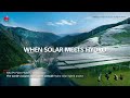 When Solar Meets Hydro