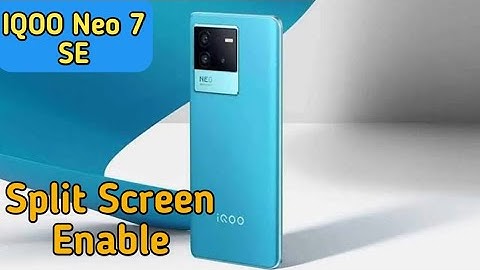 How To Enable Split Screen In Iqoo Neo 7 SE ,Iqoo Neo 7 SE  Mein Flooting Window Enable Kaise Karen