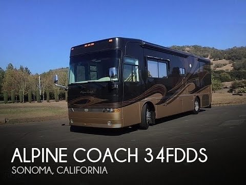 [SOLD] Used 2008 Alpine Coach 34FDDS in Sonoma, California - YouTube
