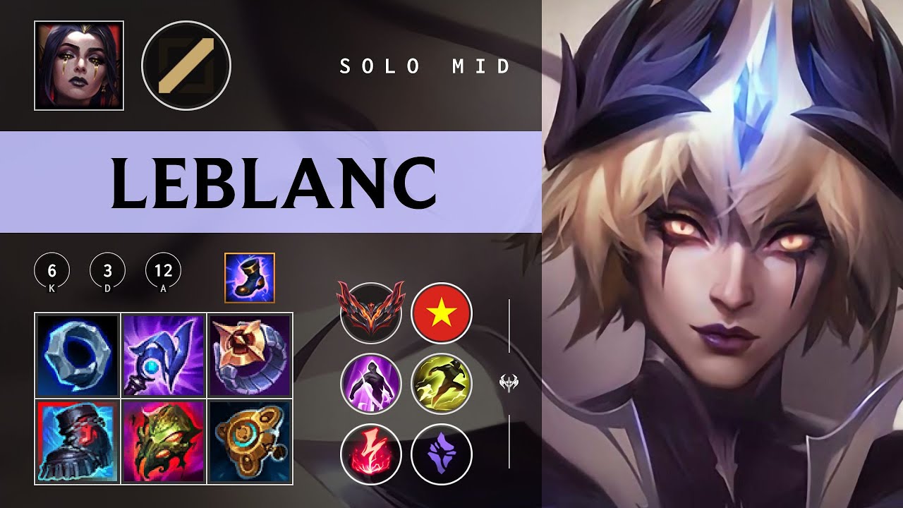 LeBlanc Mid vs Vex - VN Grandmaster Patch 26.02