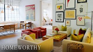 Fashion Designer Kay Unger’s Art-Filled NYC Loft with Jamie Drake | House Tour