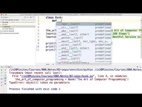 video10 9 Step 08   Constructor for Book class – Exercise