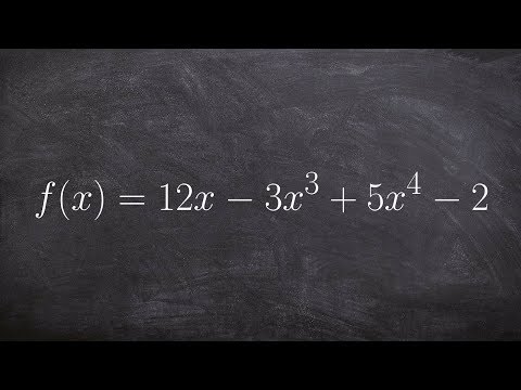 Video: Bagaimana Anda menentukan perilaku akhir polinomial?