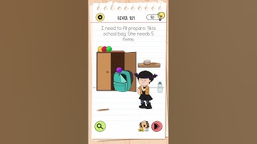 Brain Test 4 : Tricky Friends Level 101 Walkthrough