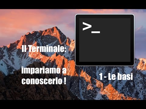 Tutorial Mac #117 - Il Terminale 1- le basi