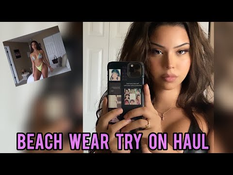 my favorite beach wear try on haul | TIANA MUSARRA