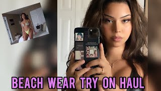 my favorite beach wear try on haul | TIANA MUSARRA