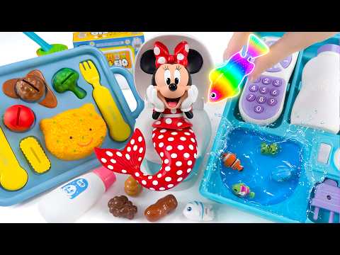 So gelingt das Auspacken des ASMR Big Fidget Minnie Mouse Meerjungfrau Badezimmer Spielzeug Set 2026