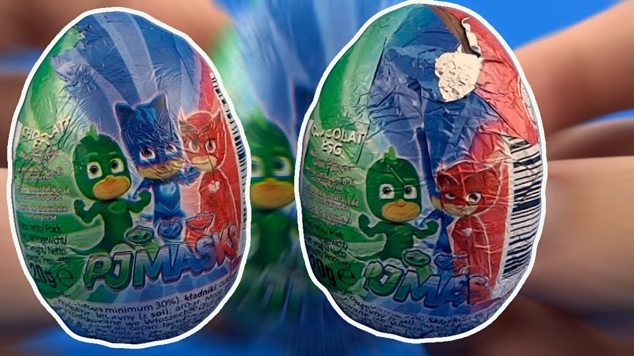 PJ Masks Surprise Eggs Opening ENG PJ Masks Toys for Kids 207 YouTube