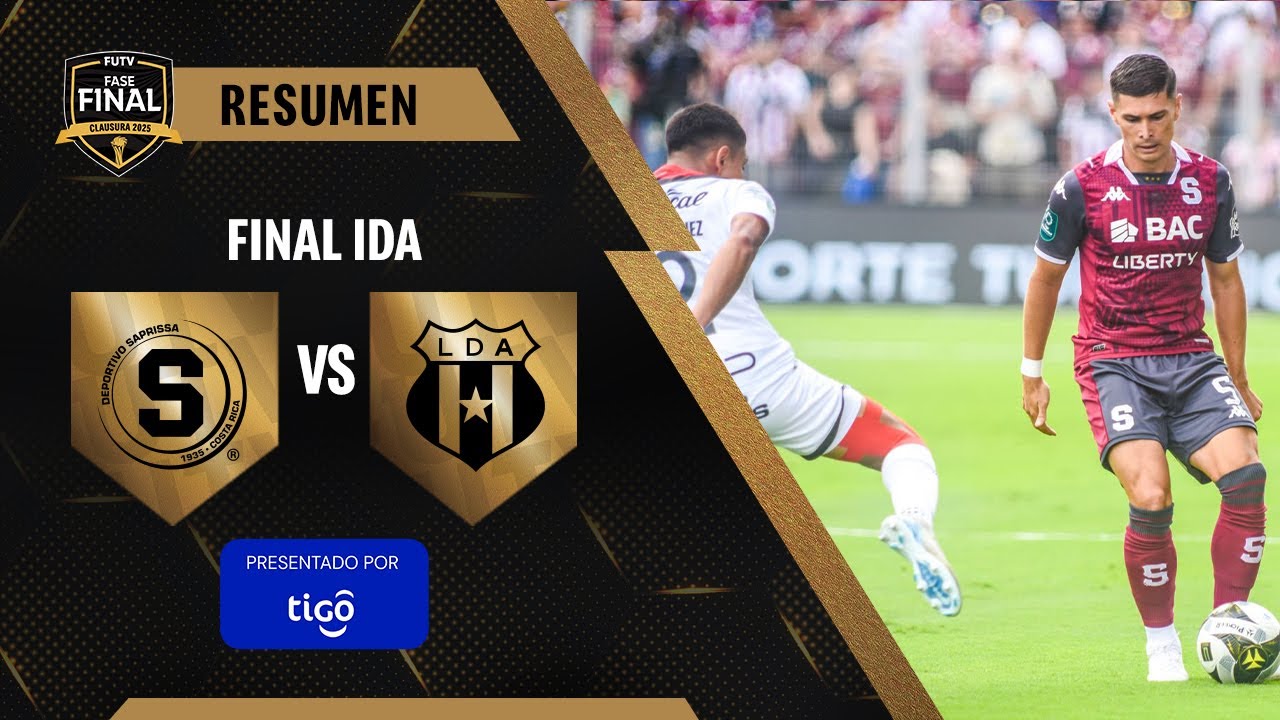 Resumen: Saprissa 3-3 Alajuelense / Semifinal Ida / Clausura 2025
