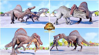 Spinosaurus All New Perfect Animations & Interactions  Jurassic World Evolution 2  JWE Update 7