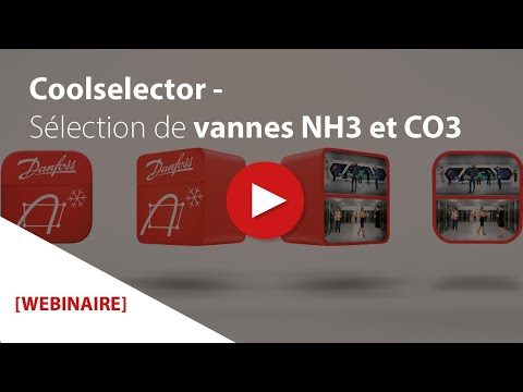 Coolselector - Sélection de vannes NH3 et CO3