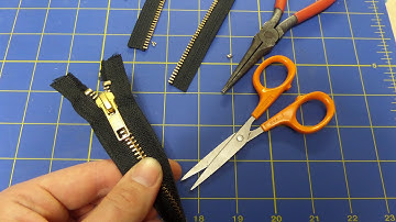 How to Shorten a Separating Zipper - Sewing Basics Series