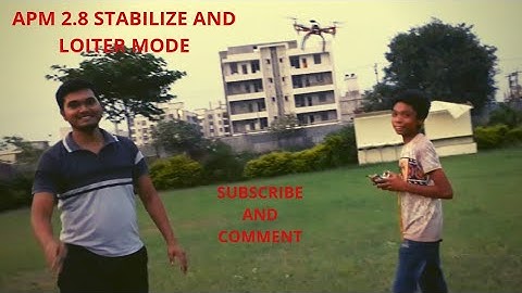 FLYING APM 2.8 DRONE WITH STABILIZE AND LOITER FLIGHT MODE
