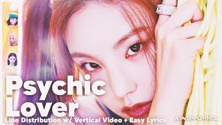 Psychic Lover - ITZY (Line Distribution + Lyrics) REQUESTED