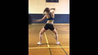 2015-16 HS Cheer Tryout - Cheer from Back