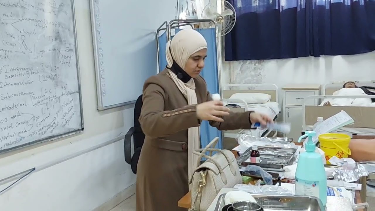 كيفية اعطاء الادويه وألابر 💉💊(2)