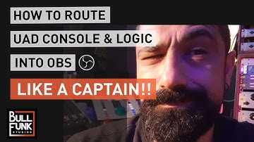 Route UAD Console & Logic X to OBS