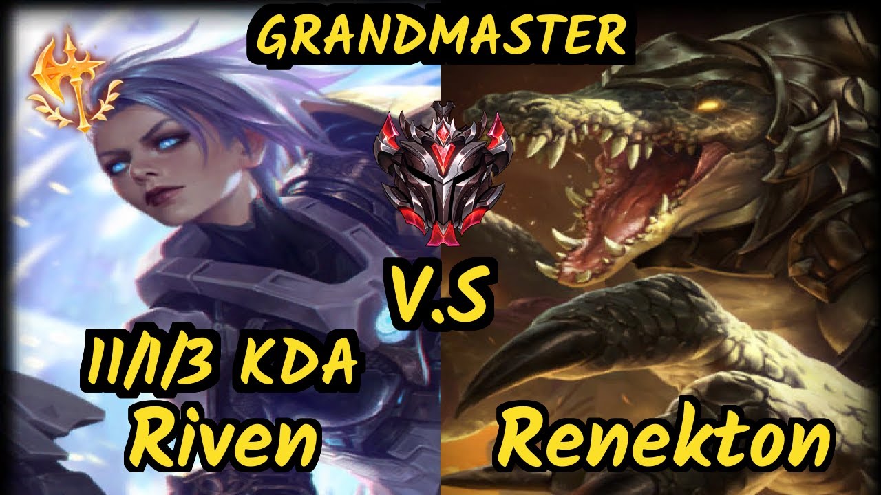 Kda Riven AdrianRiven (RIVEN) vs RENEKTON - 11/1/3 KDA TOP GAMEPLAY - NA Ranked ...