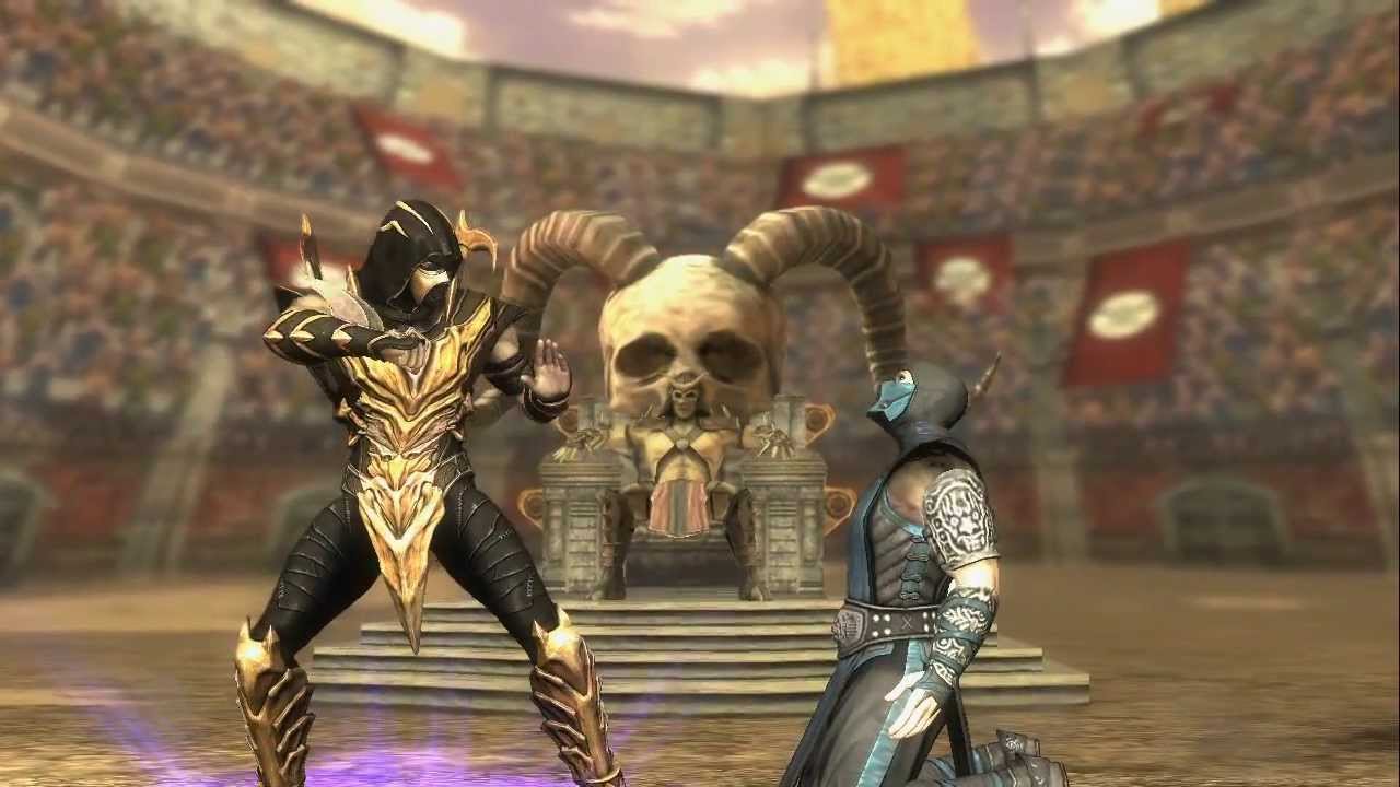 Injustice Gods Among Us Scorpion Intro Super And Winpose Youtube