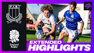 HOW MANY CARDS? 🟥 | ITALY V ENGLAND | EXTENDED RUGBY HIGHLIGHTS