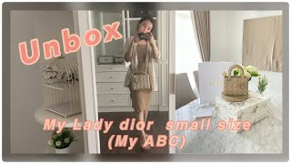 แกะกล่อง Unbox : My ABC Lady Dior | Small Lady Dior  ใส่อะไรได้บ้างน้าา