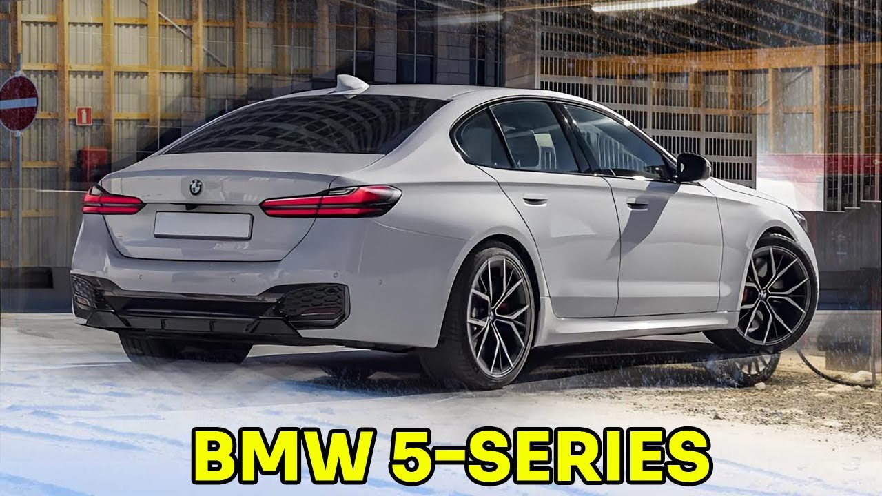 New 2024 2025 BMW 5-Series EV (I5) G60: Driving, Exterior & Interior ...