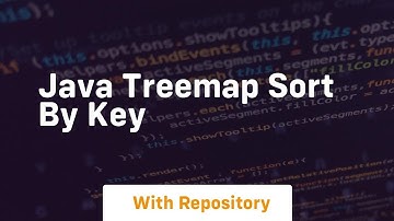 java treemap sort by key