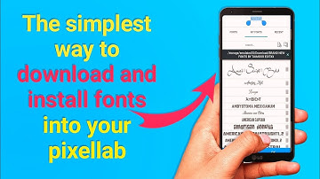 How to download and fonts into your pixellab || the easiest method.